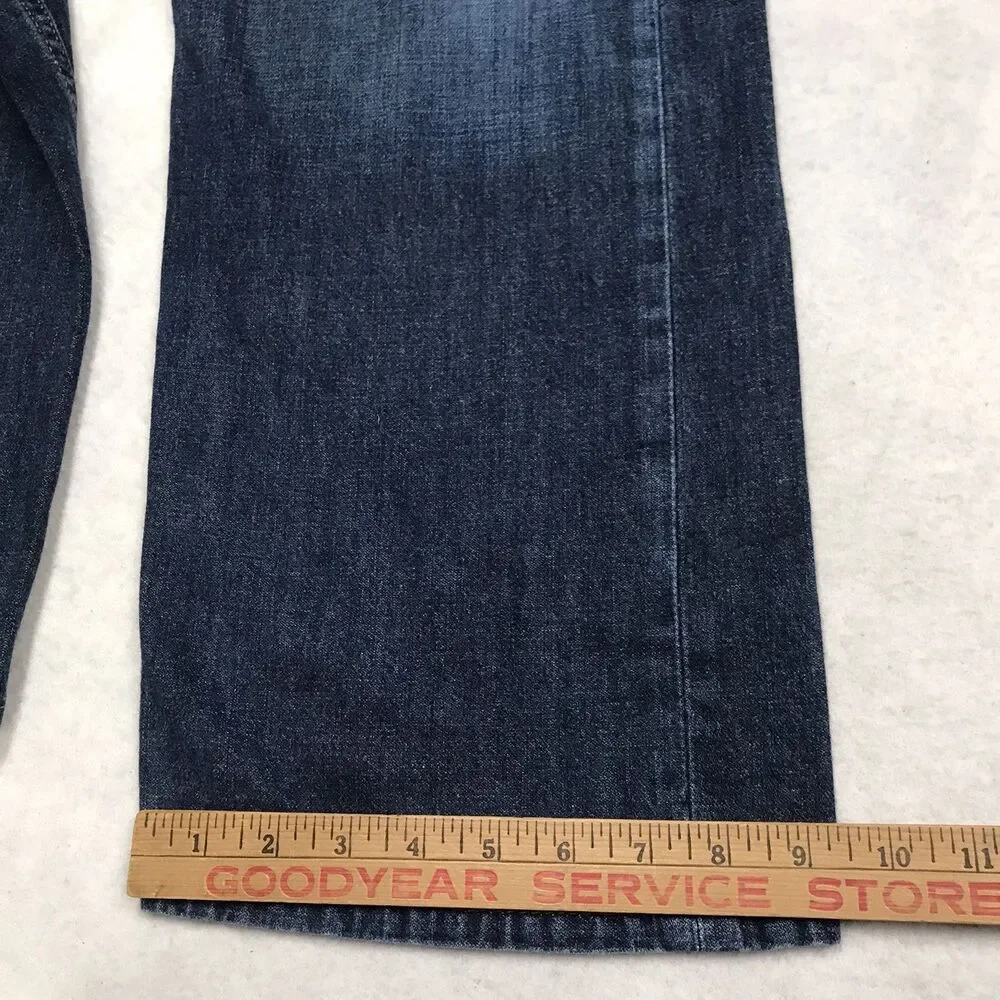 LEVIS 569 Jeans Men 36x30 Loose Fit Straight Dark Whiskered Wash Skate Punk
